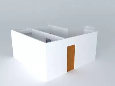 joziorkut house with windows and balconies Free 3D model