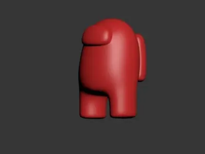 Among us Character 3D model
