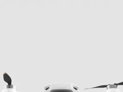 DJI MINI SE Fly More Combo Low-poly 3D model