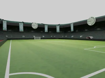 Celtic Football Stadium Low-poly 3D model
