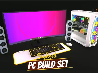 poly bicycles 3D model