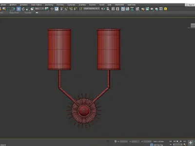 Hudson Valley Borland Wall Sconce Low-poly 3D model