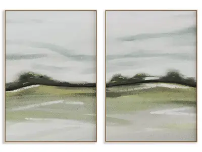 Abstract Painting Frame set 3D model 624