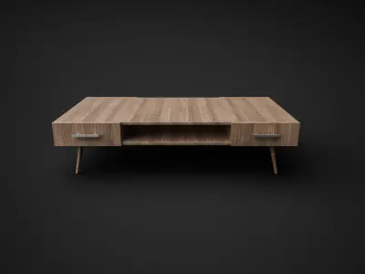 Coffee Table - High Quality Furniture 03 Low-poly 3D model