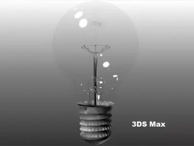 light bulb 99mm 3D model