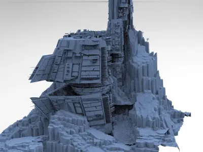 Star Freighter  city base 3D model