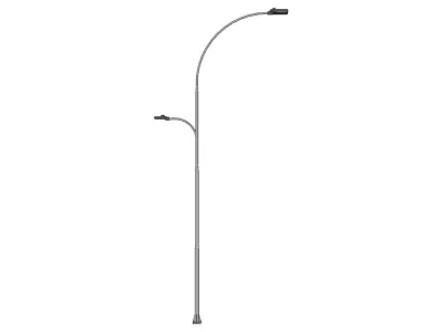 Lamp Post - Light Pole - Light Post - Street Light 10 3D model