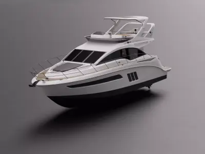 boat model 3D model by Cosmos-Design