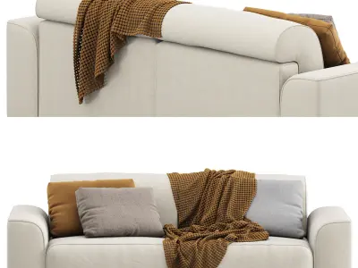 Corner Sofa Baivin Soft Light 3D model