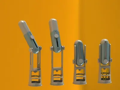 ergonomic desk lamp 3D model
