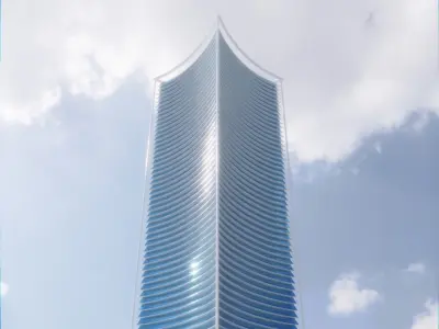 Parametric Building 1c6 3D model