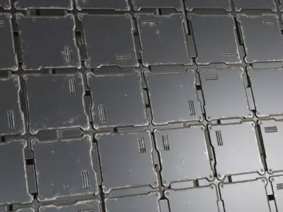Lightly Scratched Brushed Steel PBR SEAMLESS Texture