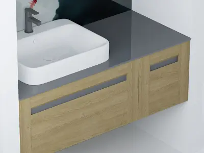 Modern Bathroom Furniture 3D model