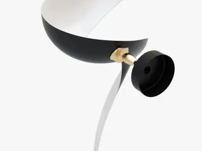 Serge Mouille Flame Sconces MSC-FLA 3D model