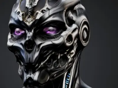 Cyber Sentinel The Cosmic Sheep of Starhaven 3D model