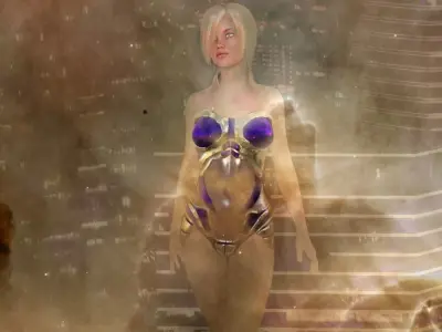 Sci fi dress GENESIS 2 3D model