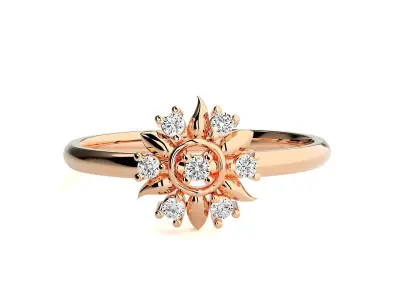 Women ring 3D print model 63