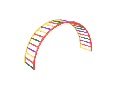 Playground Climbers v1 005 Low-poly 3D model