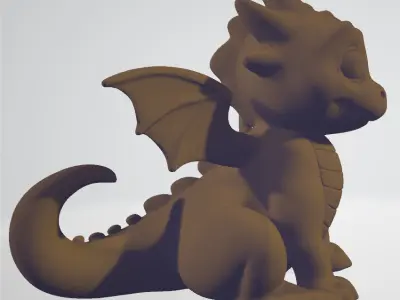 dargon or baby dargon bar 3D print model