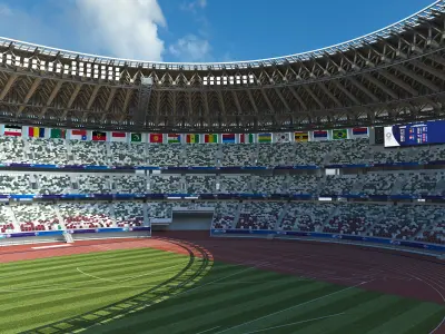  New National Olympic Stadium Tokyo 