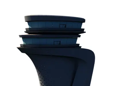 Istanbul 3rd Airport Tower - Istanbul Yeni Havalimani Kulesi 3D model