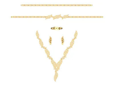 Light Waterway Full Set - 7 Sets - 3D Jewelry Model - 14-16 gr 3D print model