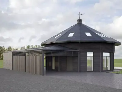 Round house 3D model