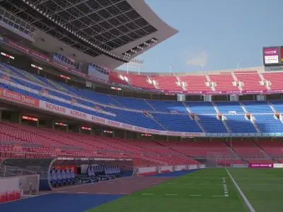 Camp Nou Barcelona Stadium 3D model