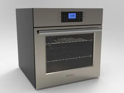 Oven Bosch Low-poly 3D model