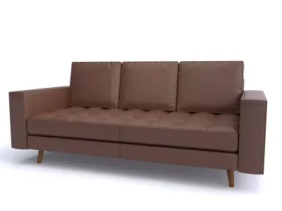 Modern 3 Seater Sofa 3D model