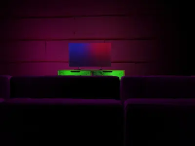 Living Room Low-poly 3D model