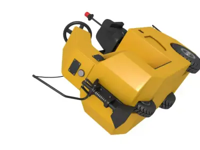 Electric Industrial Tugger 3D model