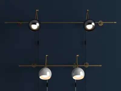Jones Double Sconce  3D model