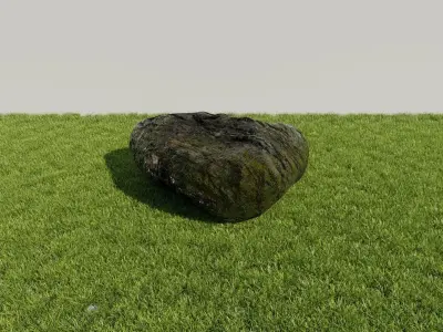 Mossy Rocks 3D model purchase