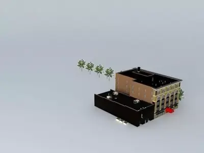 Apartment Building Free 3D model