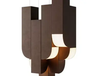 Exclusive Cora Pendant Light - 8 Lights 3D model