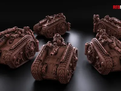 Solar Guard - Heavy Support Squad of the Imperial Force  3D print model