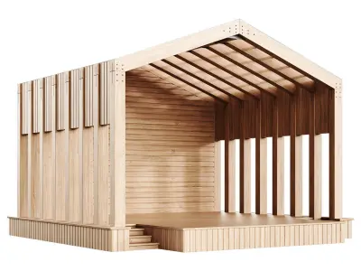 Street scene 3D model