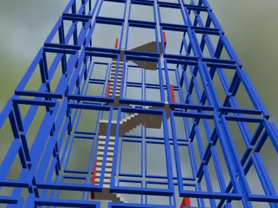 Transparent Building 3D model purchase