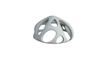 SciFi Cube Object No 51837 Low Poly Shape Low-poly 3D model