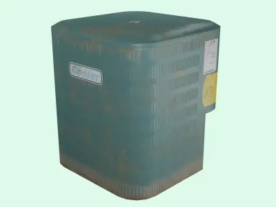 AC unit Low-poly 3D model