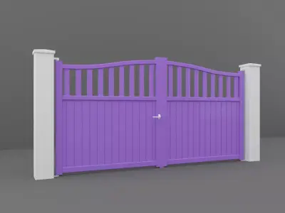 Outdoor Gate  3D model
