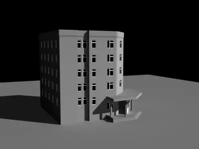 Building-2 Free 3D model