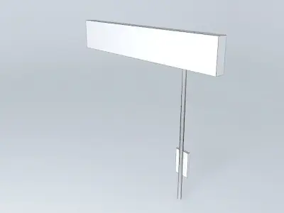 EDIT ME!: Freeway sign 5 Free 3D model