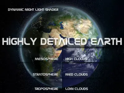 Earth - Highly detailed 3D model