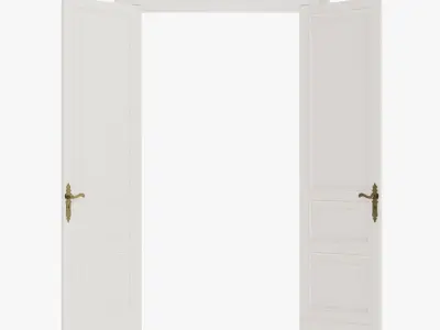 Home Interior Door Low-poly 3D model