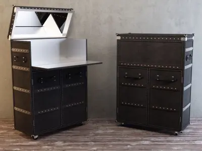 Mayfair Bar Cart 3D model