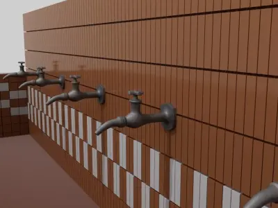 Tap Model Low-poly 3D model