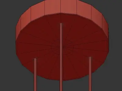 AGVID circular pendant light gold 3D model