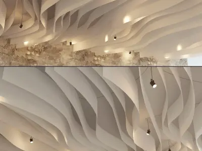 Suspended ceiling 19 Low-poly 3D model